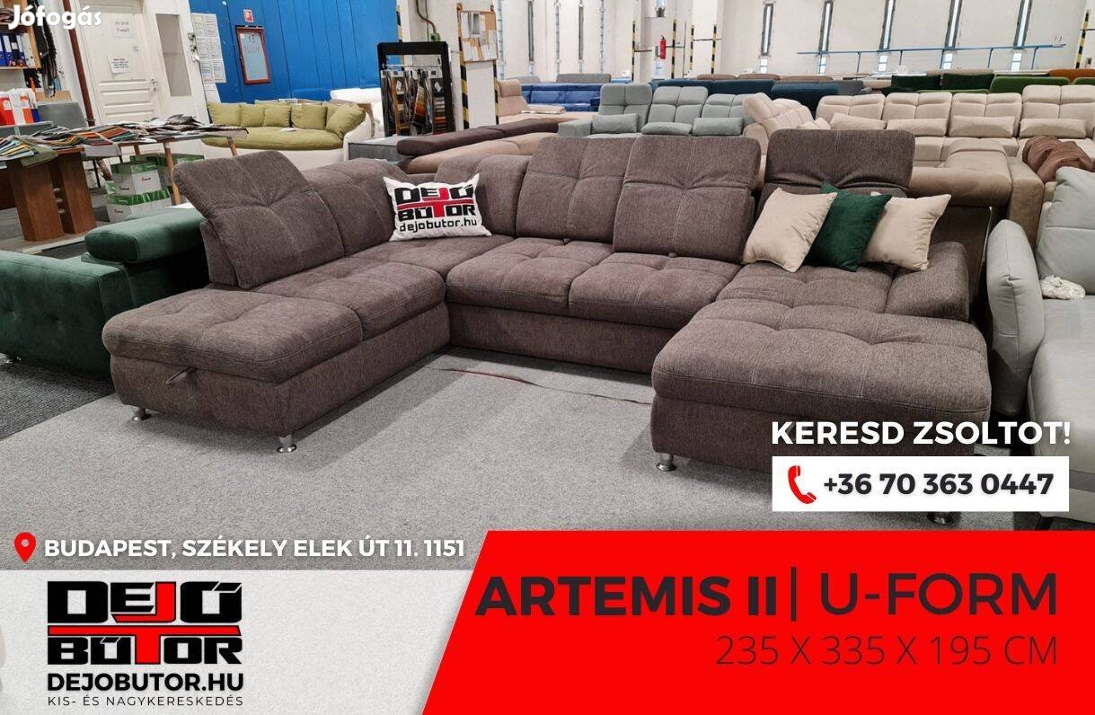 Artemis II ualak rugós Cuba 4 kanapé ülőgarnitúra 195x335x235 cm sarok