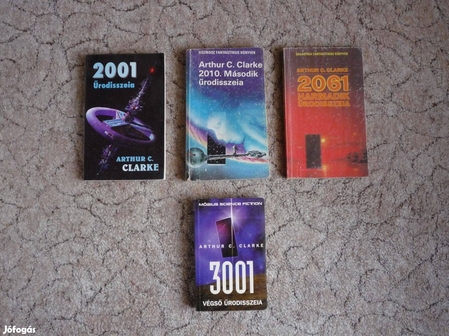 Arthur C. Clarke Űrodisszeia könyvek - 4db