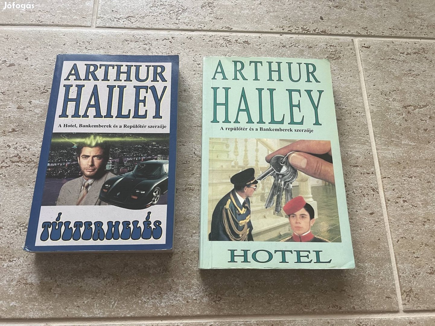 Arthur Hailey Túlterhelés és Hotel könyvek 