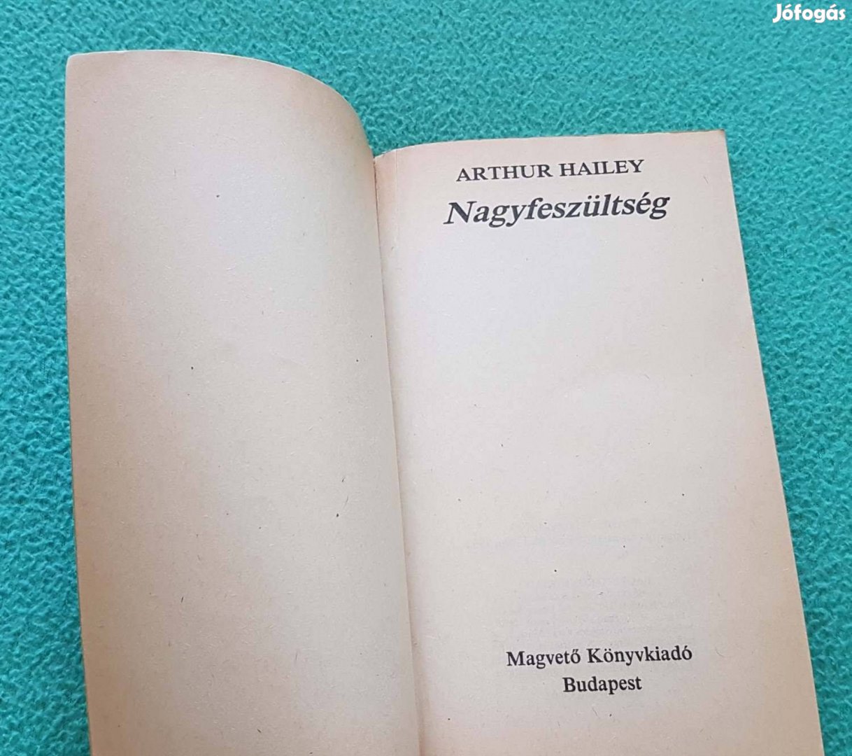 Arthur Hailey: Nagyfeszültség könyv (Magvető Könyvkiadó)