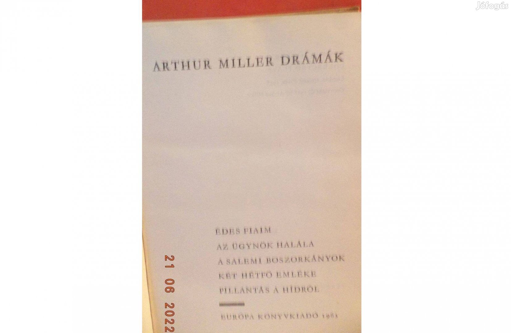 Arthur Miller Drámák