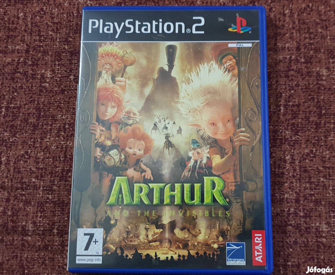 Arthur and the Invisibles Playstation 2 eredeti lemez ( 3500 Ft )