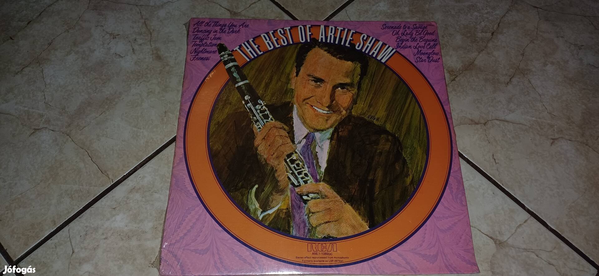 Artie Shaw USA bakelit hanglemez