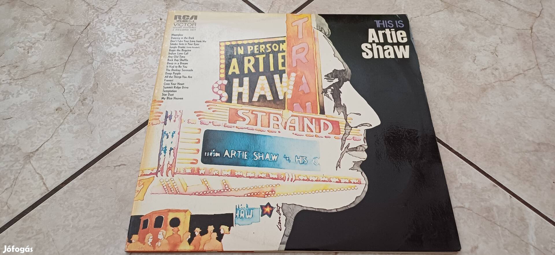 Artie Shaw dupla bakelit hanglemez