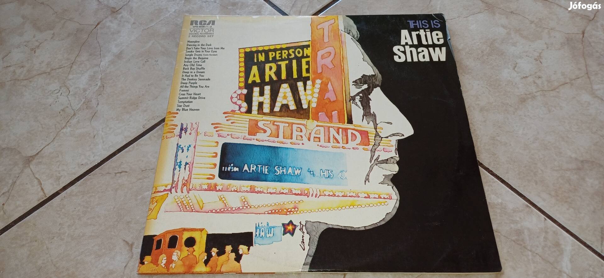 Artie Shaw dupla bakelit hanglemez