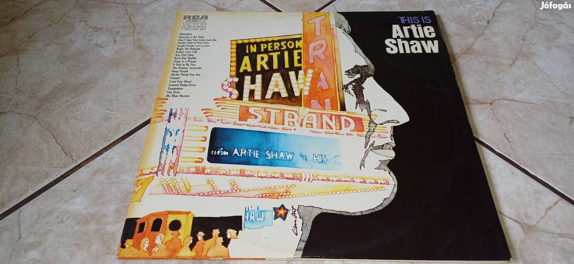 Artie Shaw dupla bakelit lemez
