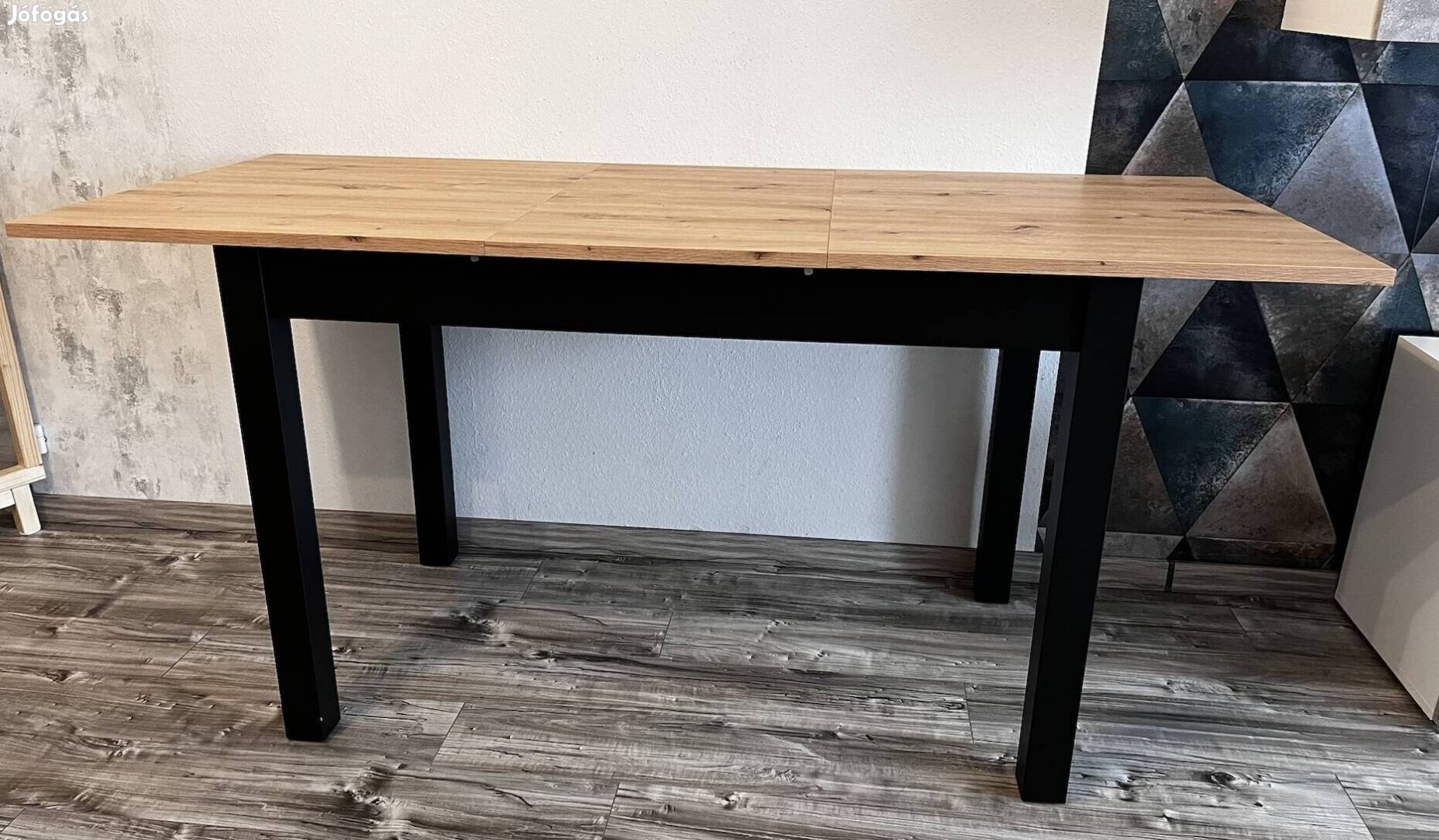 Artisan tölgy-fekete Étkezőasztal