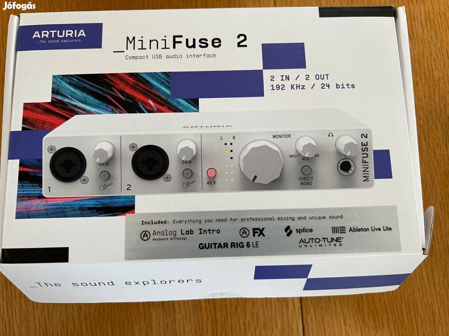 Arturia Minifuse 2 usb külső hangkártya fehér