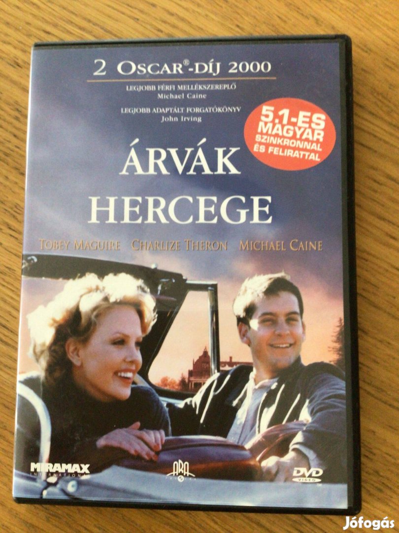 Árvák hercege DVD (Tobey Maguire, Charlize Theron)