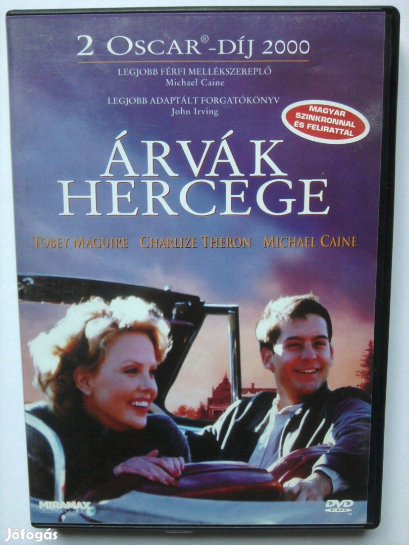 Árvák hercege DVD (Tobey Maguire, Charlize Theron)