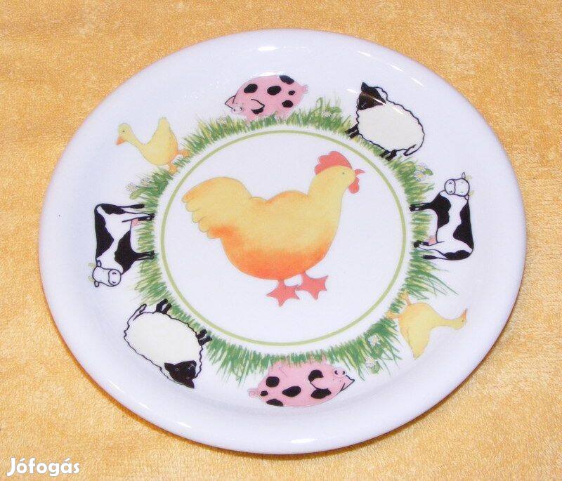 Arzberg állatos porcelán tányér