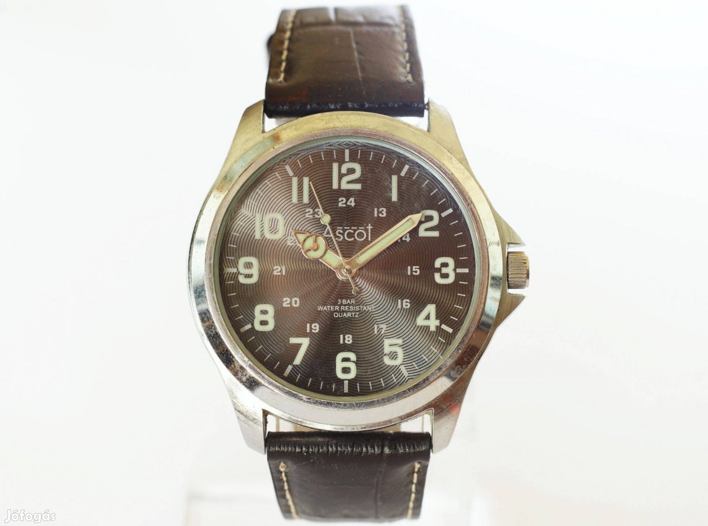 Ascot 3 bar water resistant quartz óra