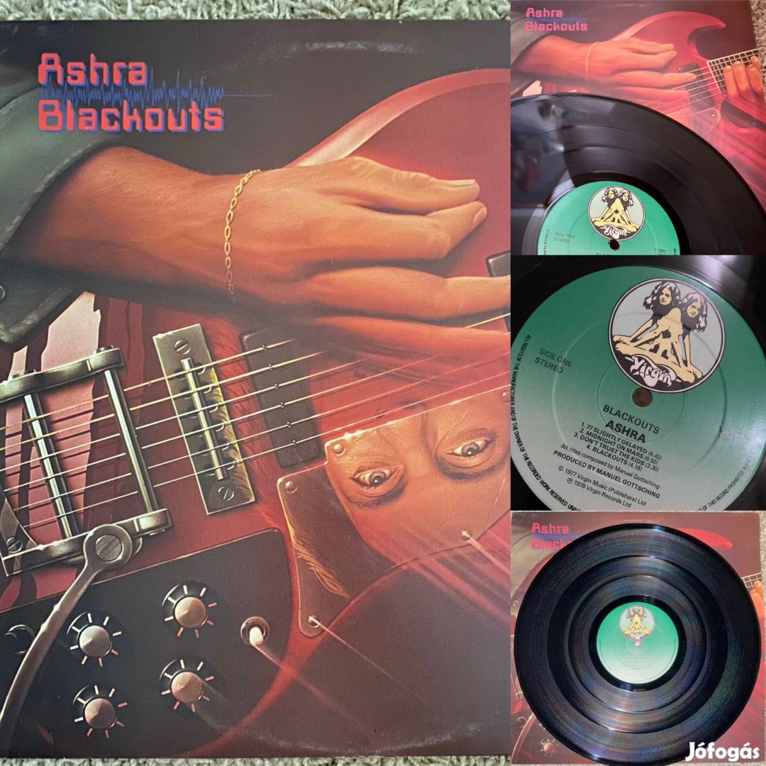 Ashra krautrock ambient vinyl bakelit Uk lemez