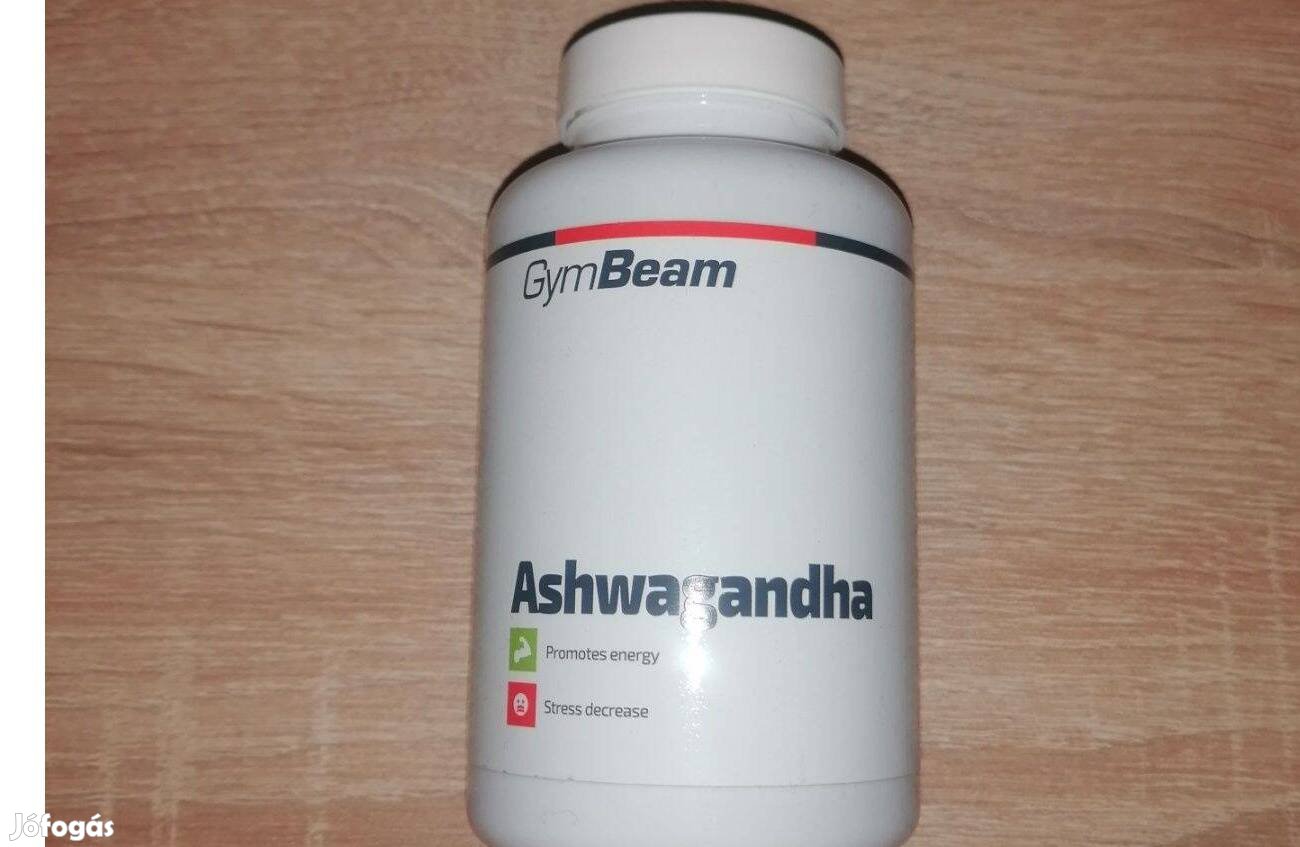 Ashwagandha 500 mg - Gymbeam 180 kapszula, új, bontatlan