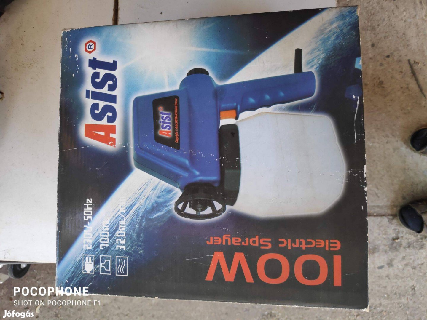 Asist elektromos festőpisztoly Új