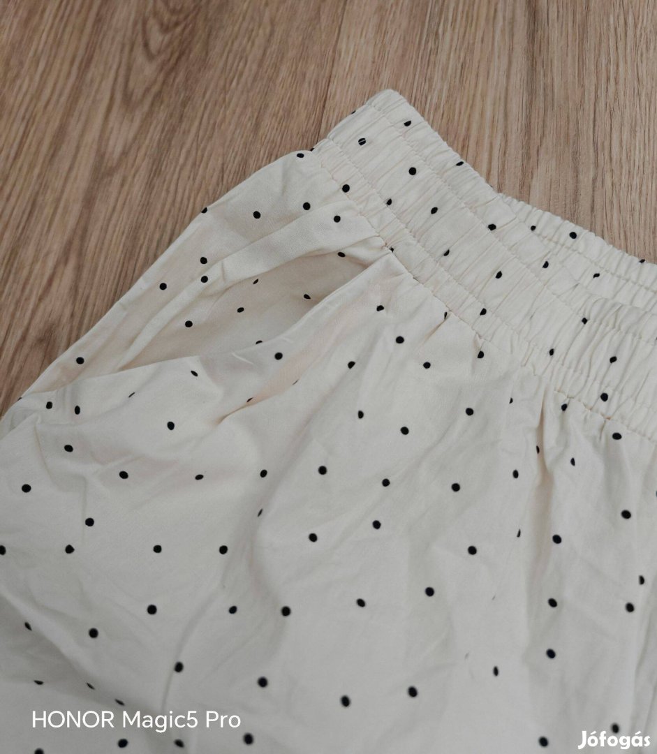 Asos pöttyös pamut zsebes női nadrág