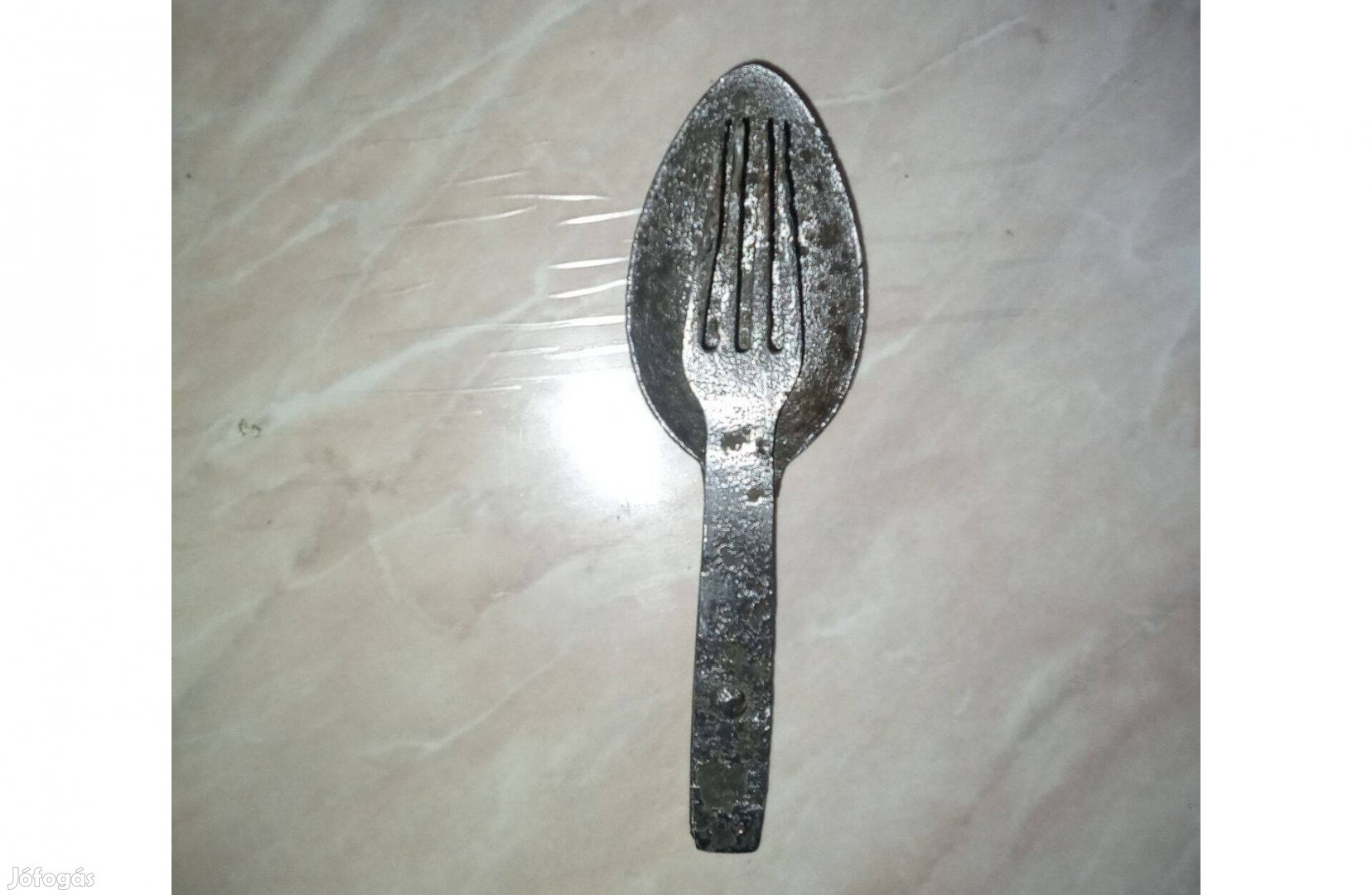 Ásott ,világháborús német acél göffel