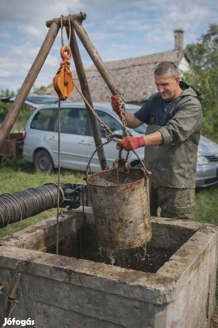 Ásott kút tisztítása