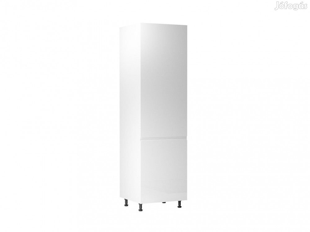 Aspen D60R magas konyhaszekrény balos  Magasfényű Fehér