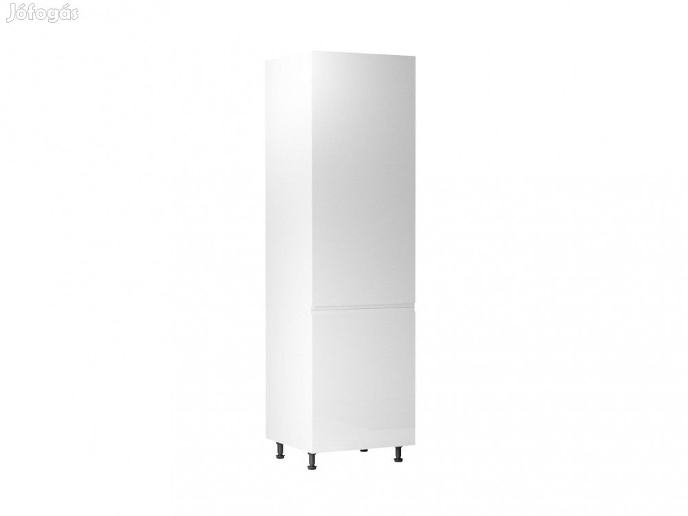 Aspen D60R magas konyhaszekrény jobbos  Magasfényű Fehér