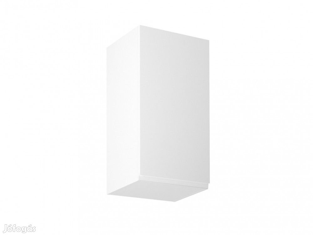 Aspen G40 1 ajtós felső konyhaszekrény balos  Magasfényű Fehér