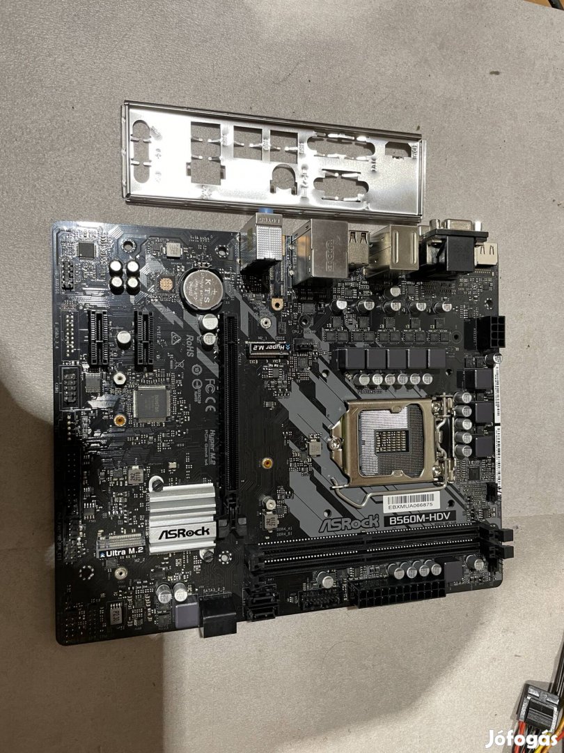 Asrock B560M-HDV Alaplap Teszteletlen