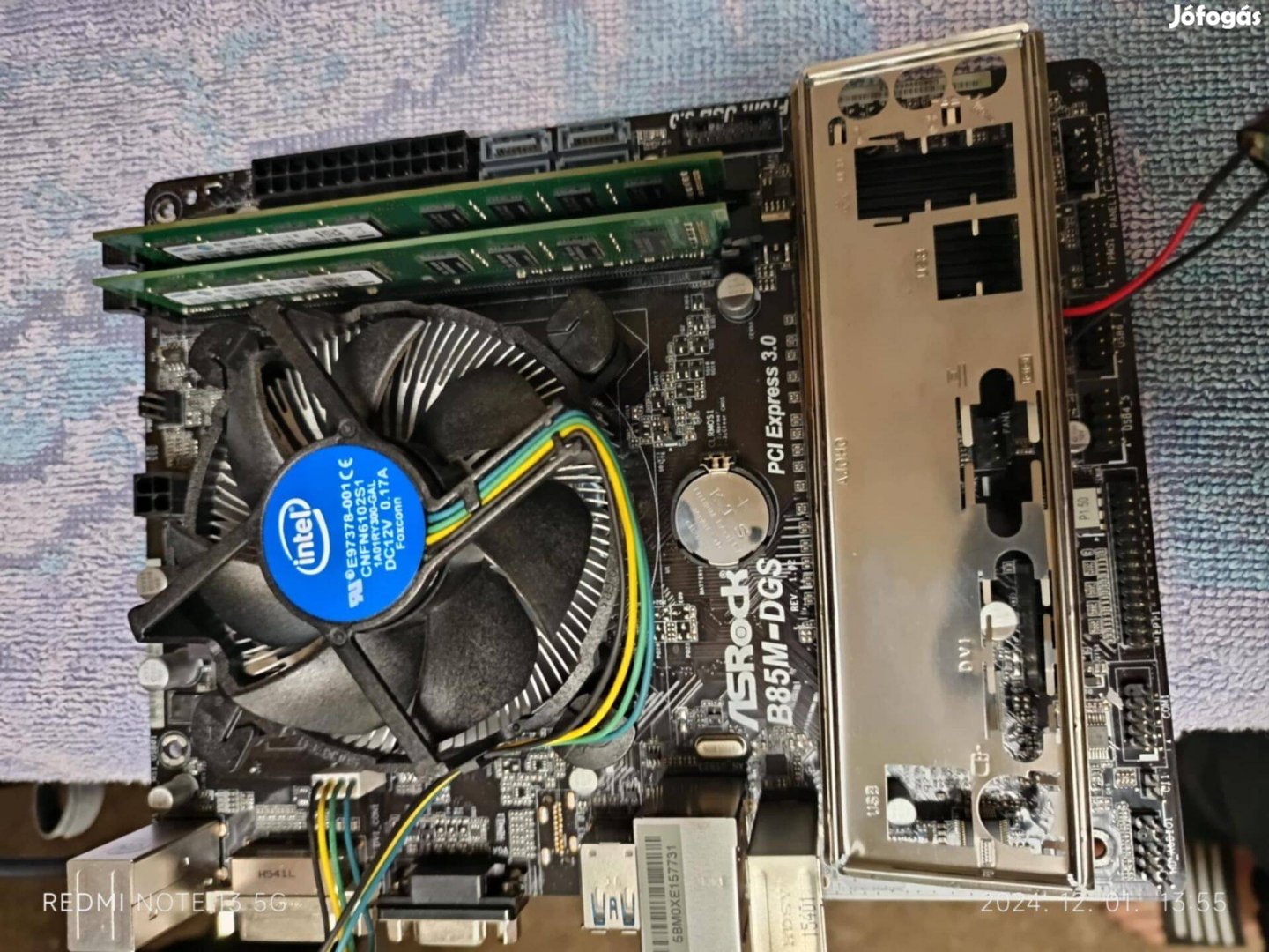 Asrock B85m i7-es félkonfig, lap-proci-ram