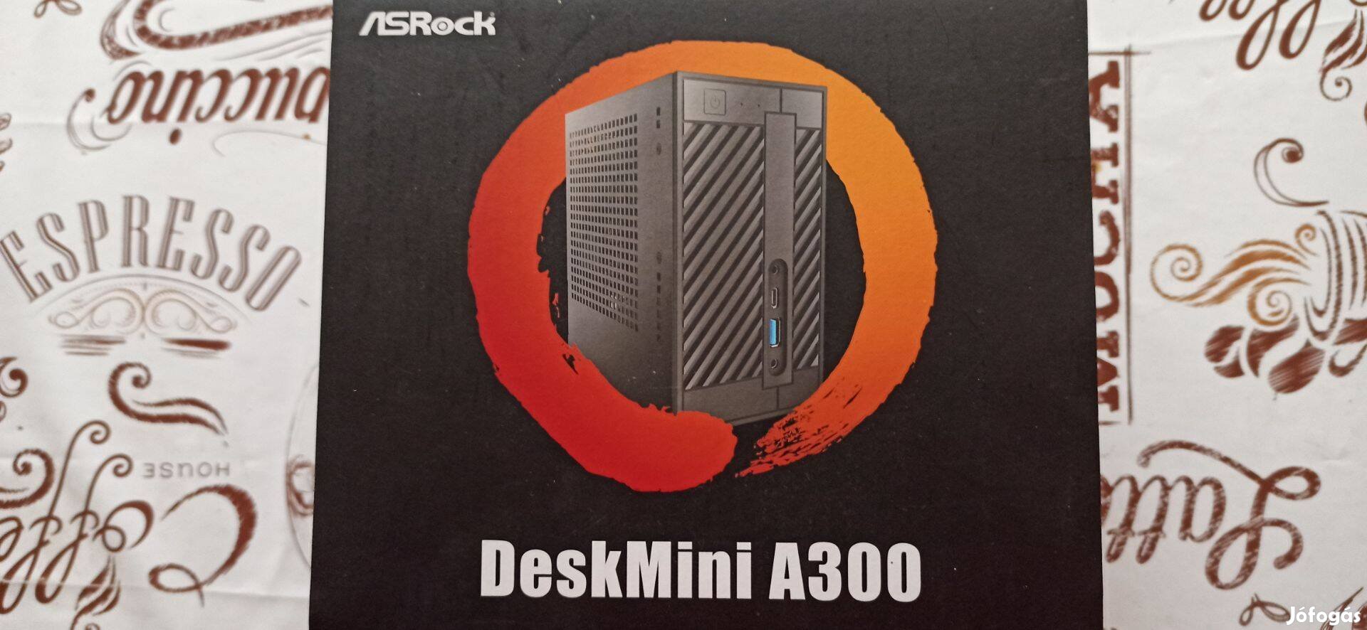 Asrock Deskmini A300 Ryzen 5-2400G.16GB RAM.2 db SSD vel!