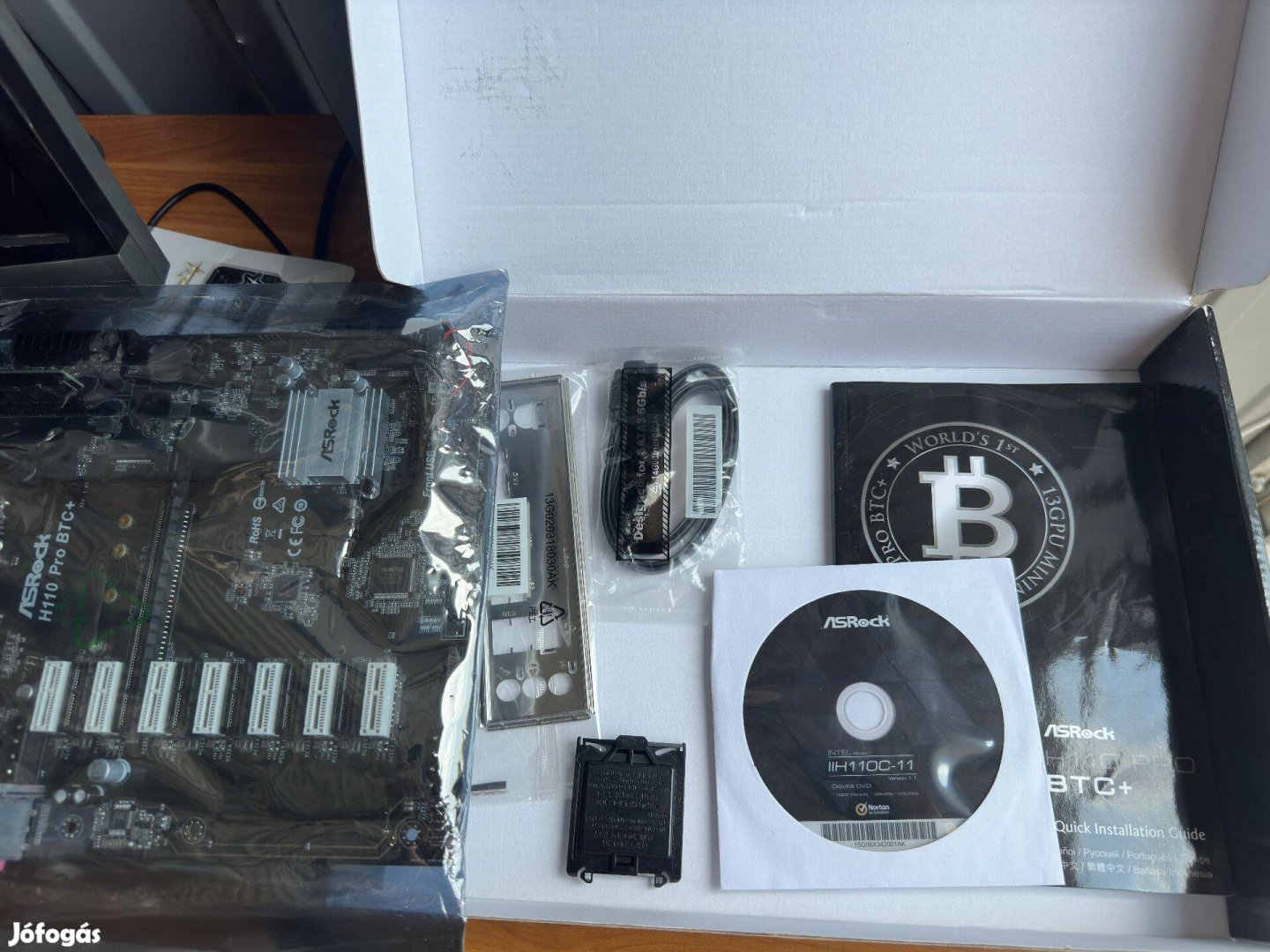 Asrock H110 Pro BTC+ + Intel Celeron G3930 + 4Gb DDR4