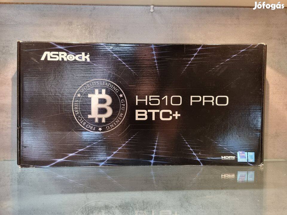 Asrock H510 Pro BTC+ bányász alaplap