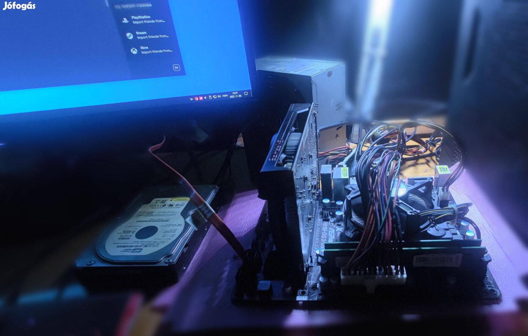 Asrock H61M-DG3 I3 2120 RX550 4GB 8Gbddr3