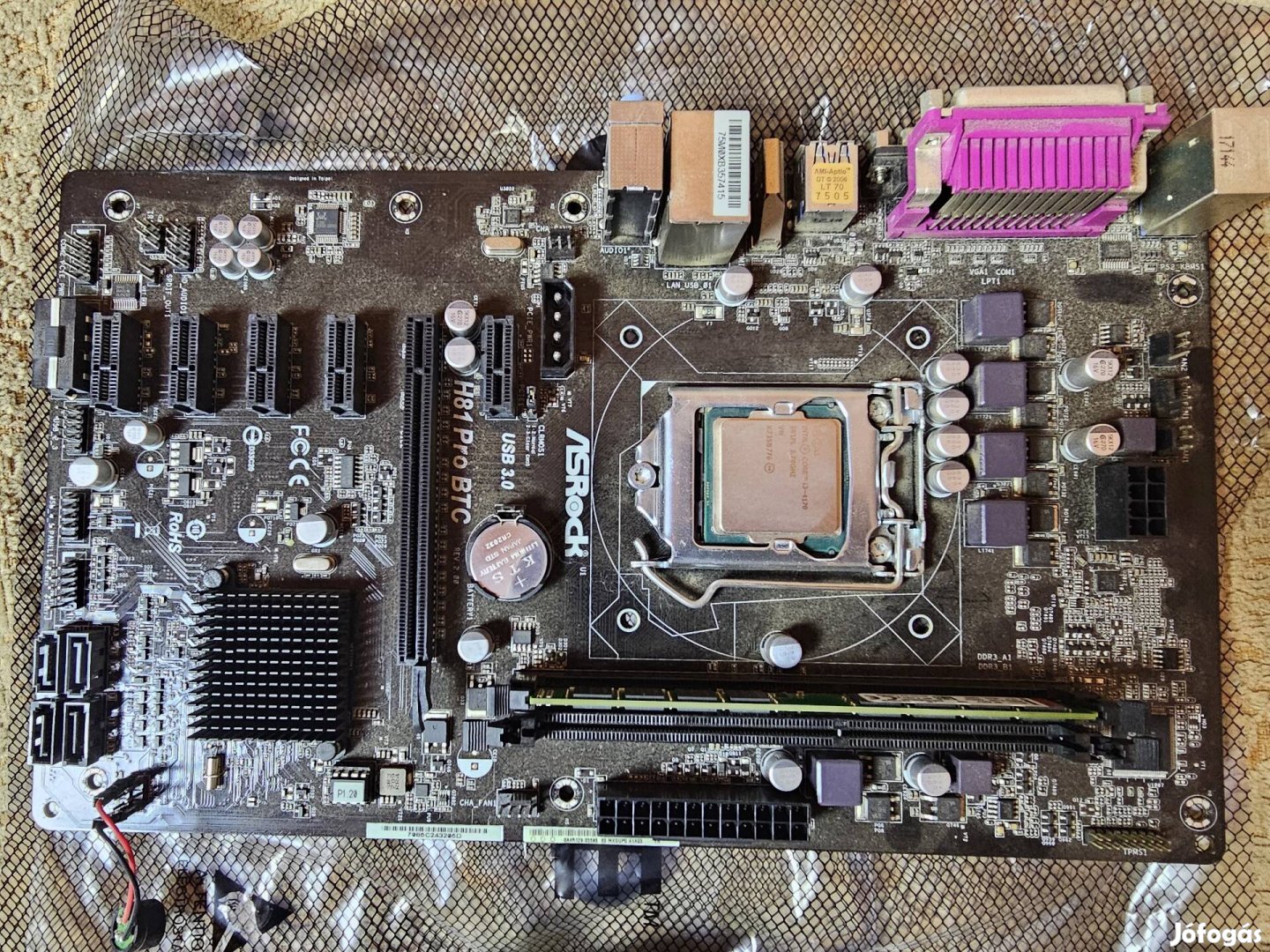 Asrock H81 Pro / i3 4170 / 8gb ram