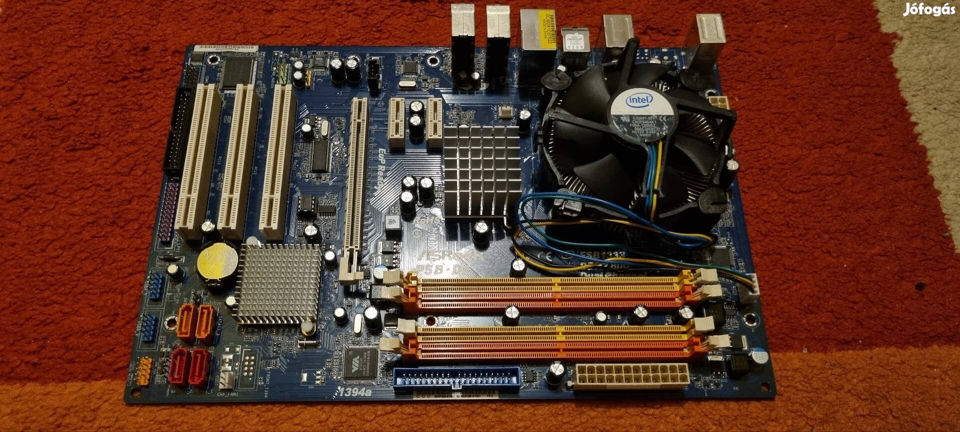 Asrock P5B-De alaplap processzorral