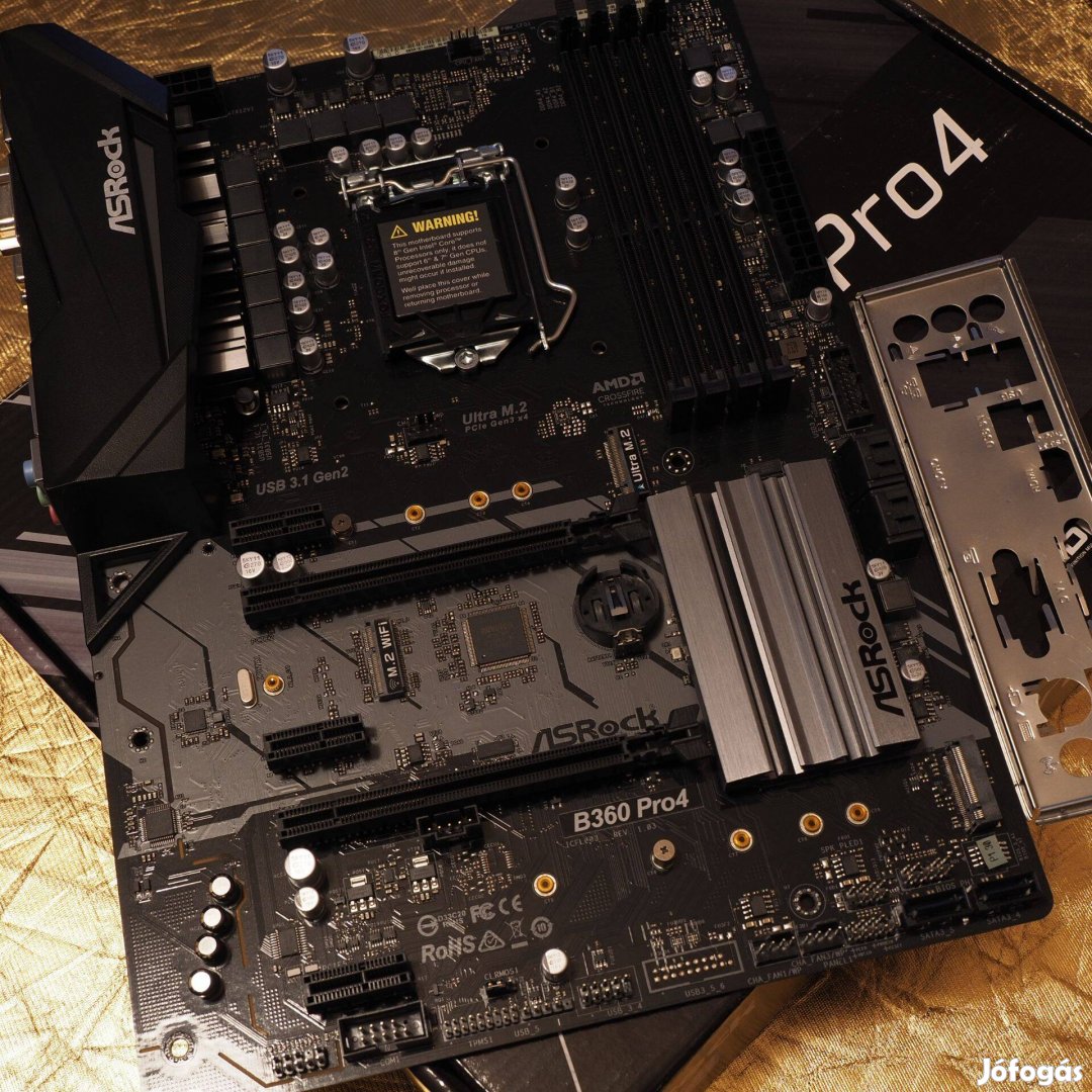 Asrock b360 pro4 alaplap (socket lga 1151 v2)