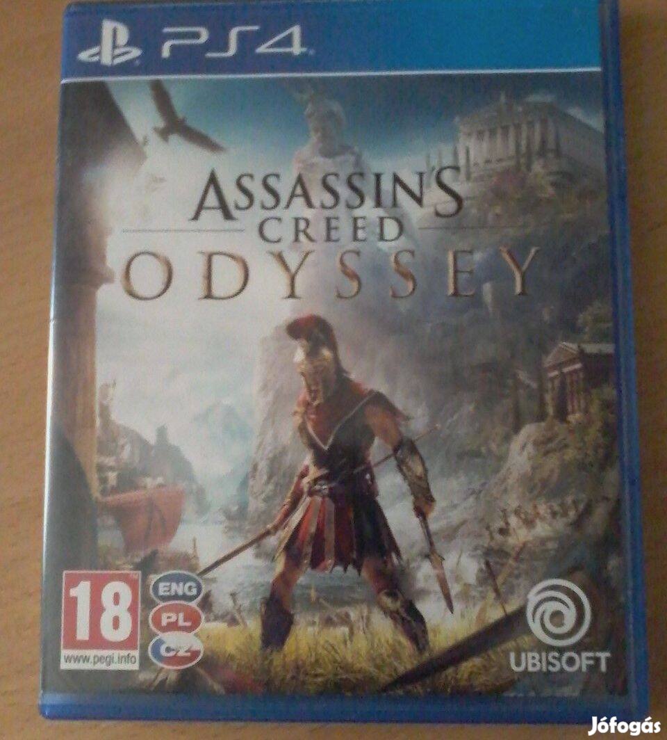 Assassin Creed Odyssey PS 4 játék eladó.(nem postázom)