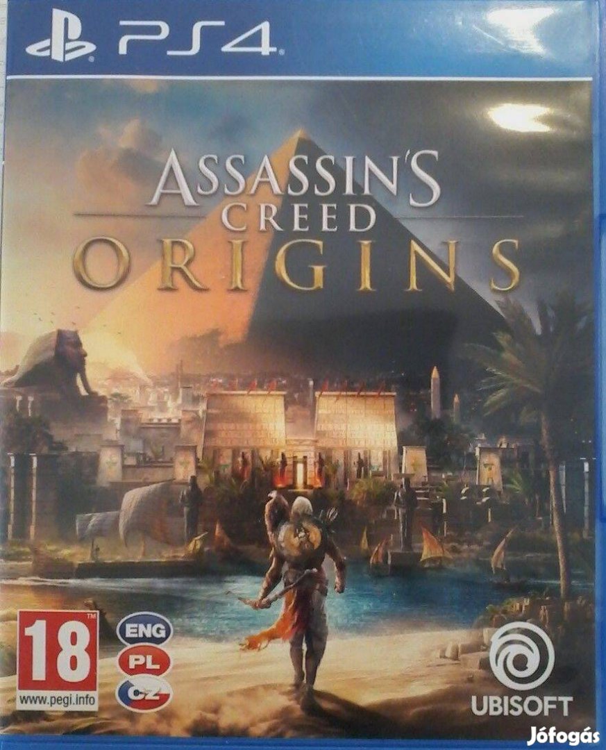 Assassin Creed Origins PS 4 játék eladó.(nem postázom)