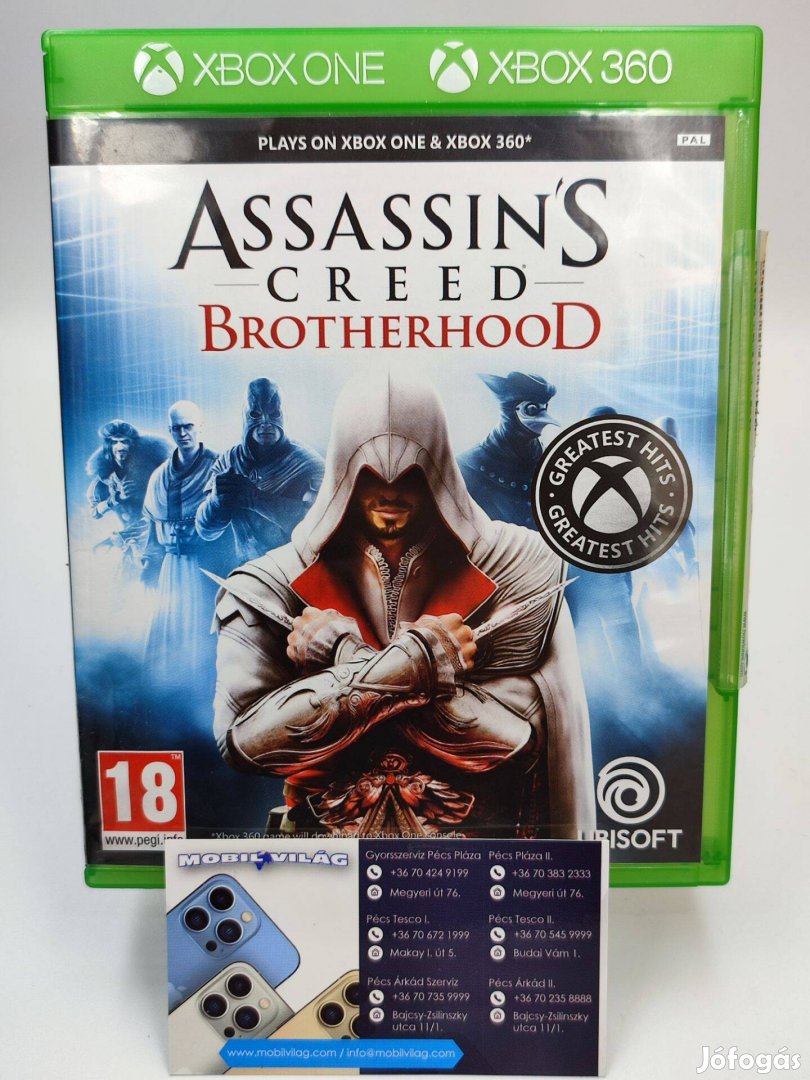 Assassin's Creed Brotherhood Xbox One Garanciával #konzl1196