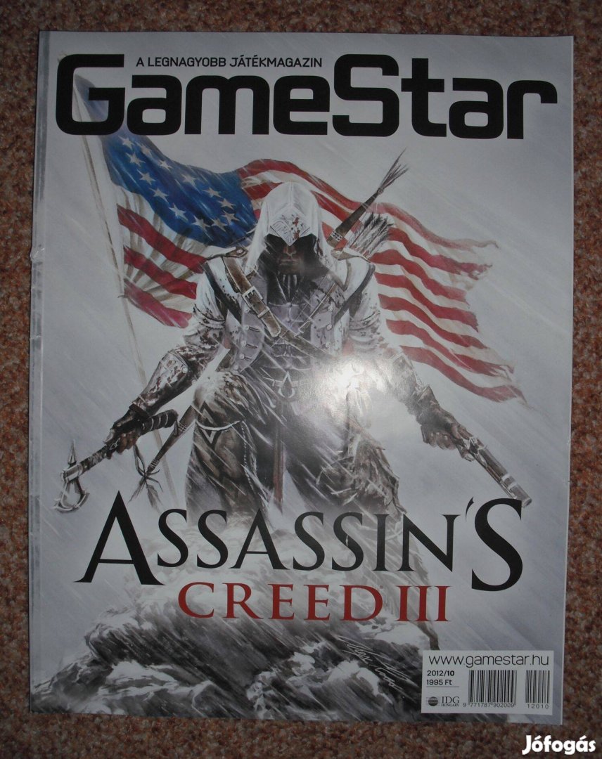 Assassin's Creed III címlapos Gamestar magazin eladó Kedvező ár