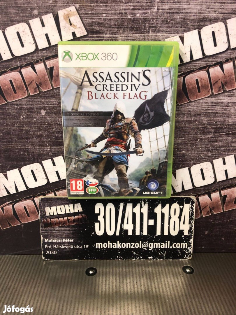 Assassin's Creed IV Black Flag Magyar Felirat Xbox 360