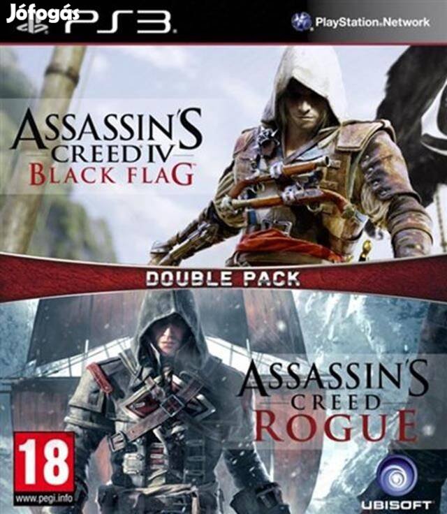 Assassin's Creed IV Black Flag + Assassin's Creed Rogue Playstation 3