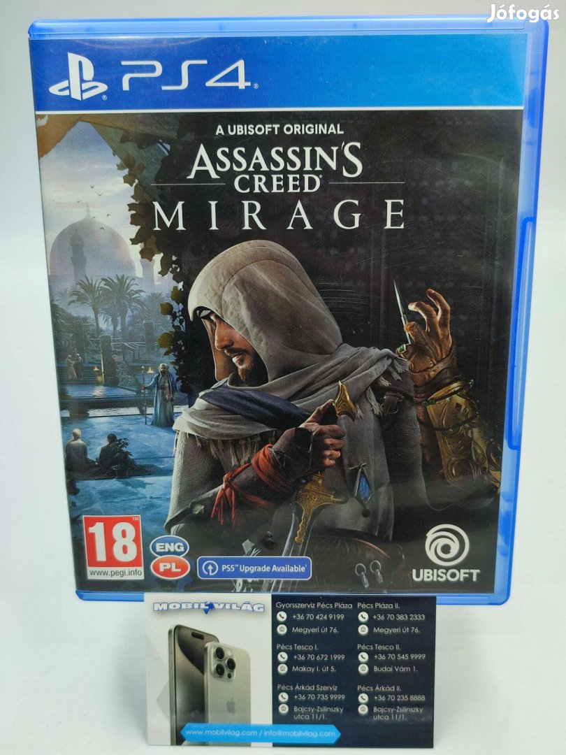 Assassin's Creed Mirage PS4 Garanciával #konzl2168