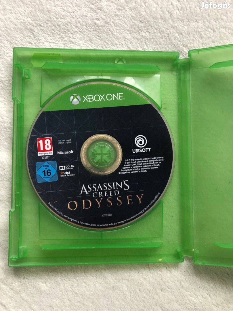 Assassin's Creed Odyssey Xbox One játék borító nélkül