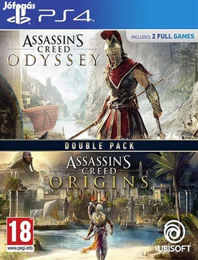 Assassin's Creed Origins + Odyssey Double Pack (No DLC) eredeti Playst