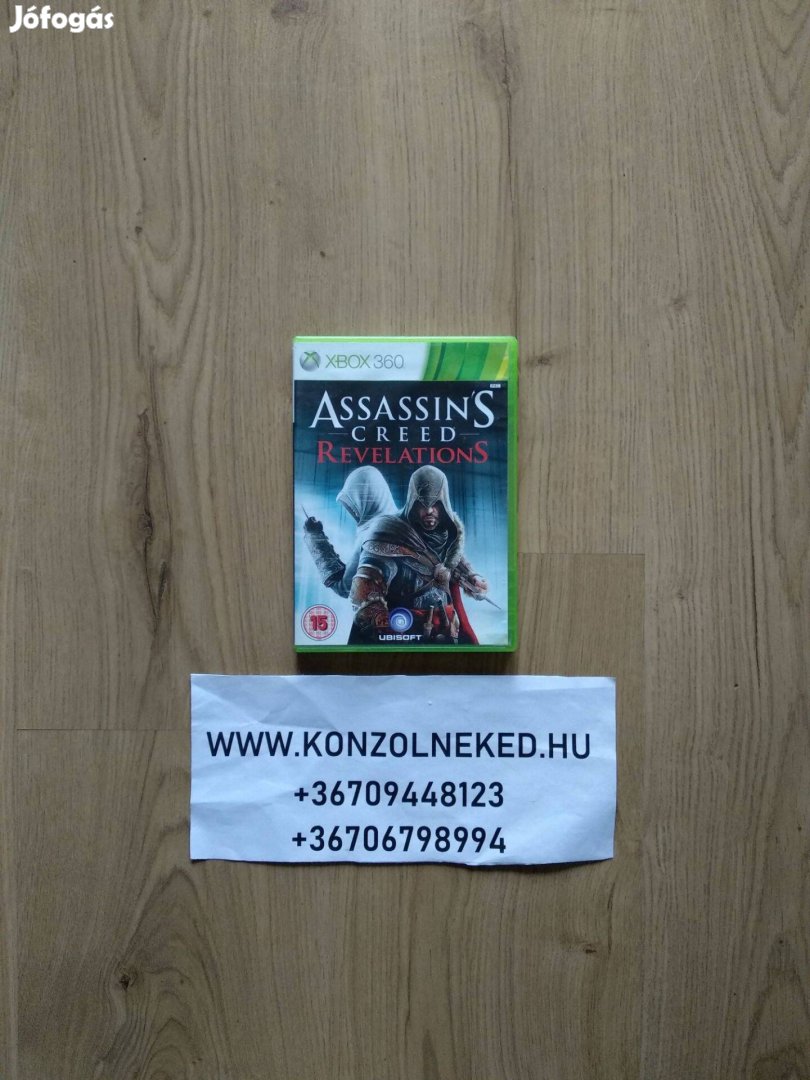 Assassin's Creed Revelations Xbox One Kompatibilis eredeti Xbox 360 já