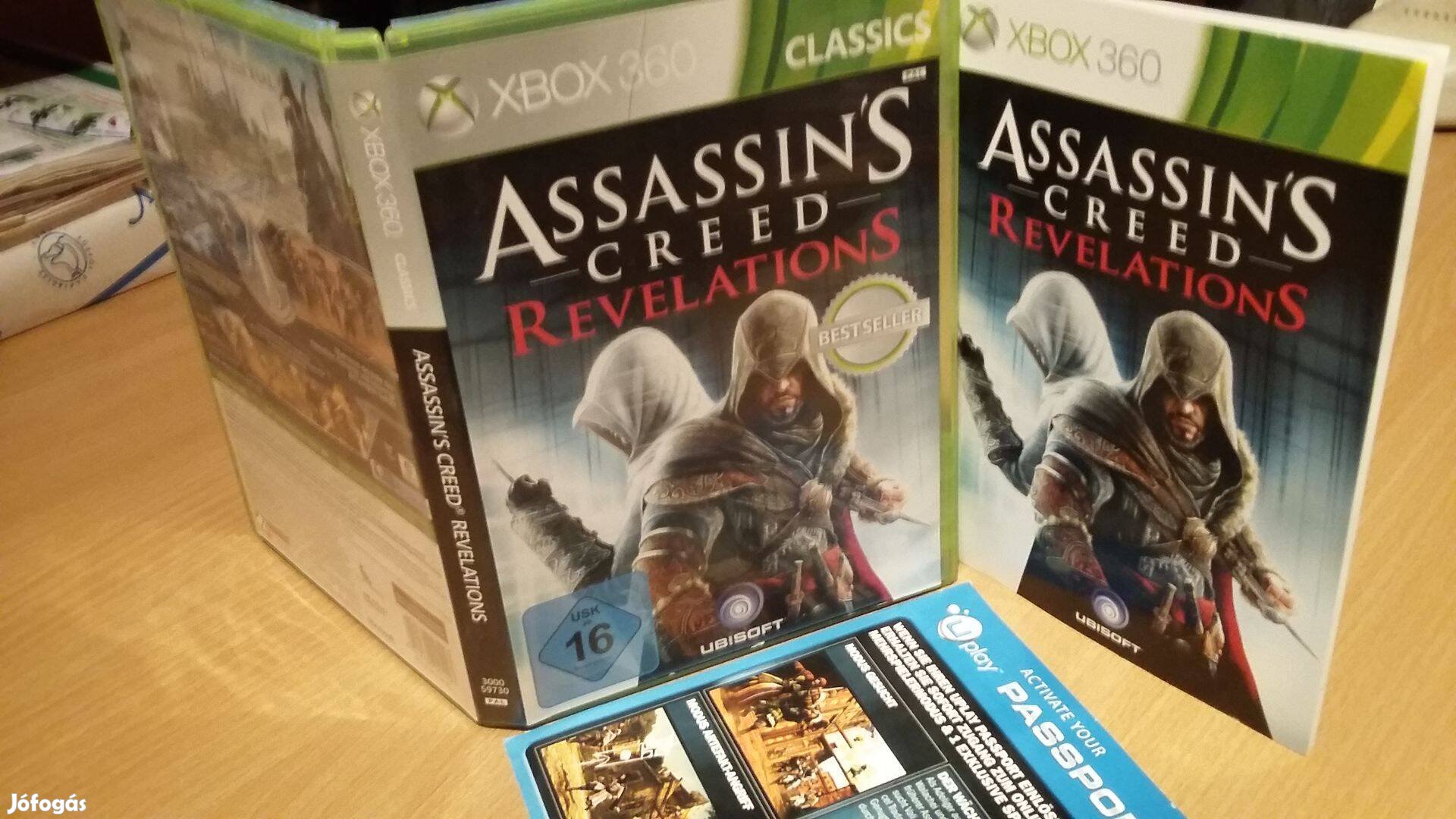 Assassin's Creed Revelations (2DVD) - eredeti xbox360/ONE játéklemez