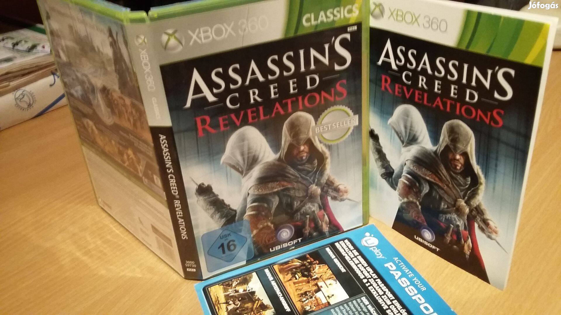 Assassin's Creed Revelations (2DVD) -xbox 360/ONE konzolhoz játéklemez