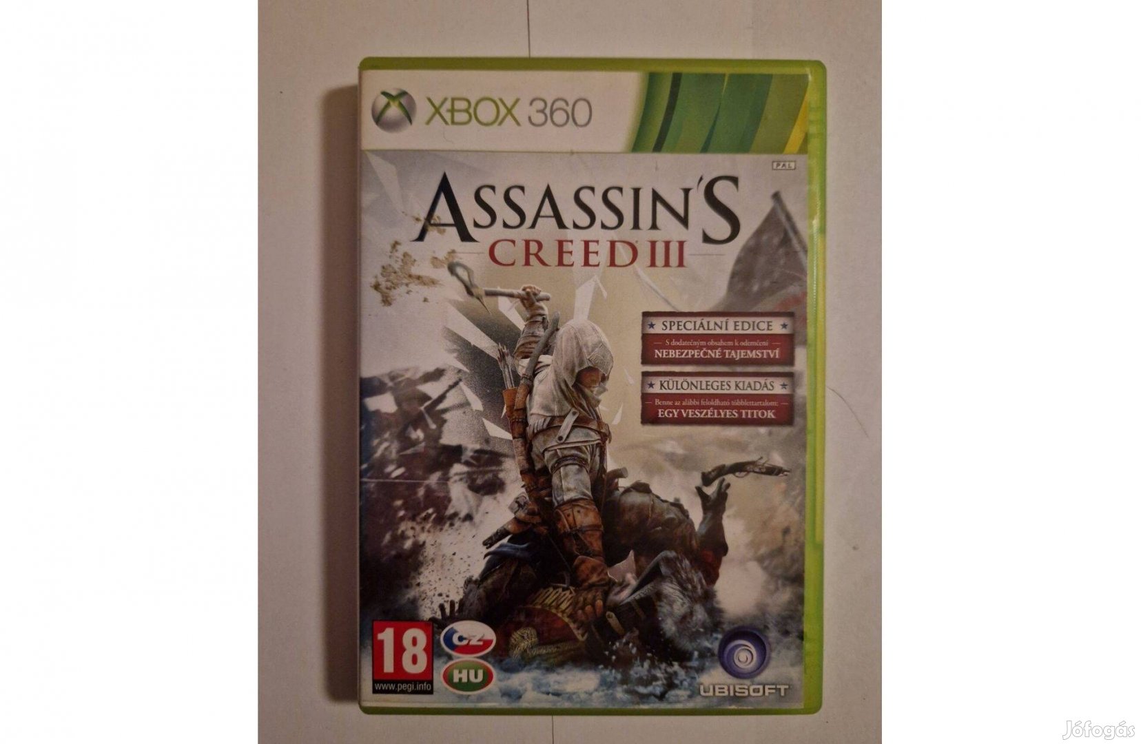 Assassins Creed III Xbox 360 játék (magyar feliratos)