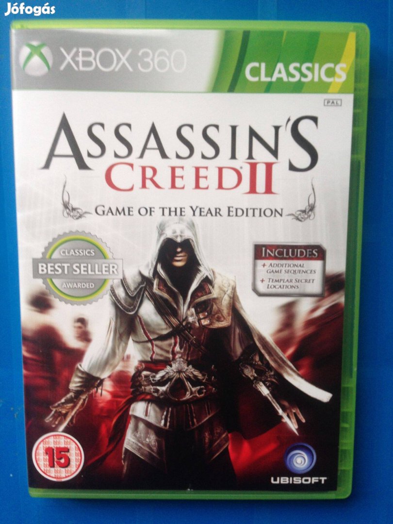 Assassins Creed II GOTY "xbox360-one-series játék eladó-csere