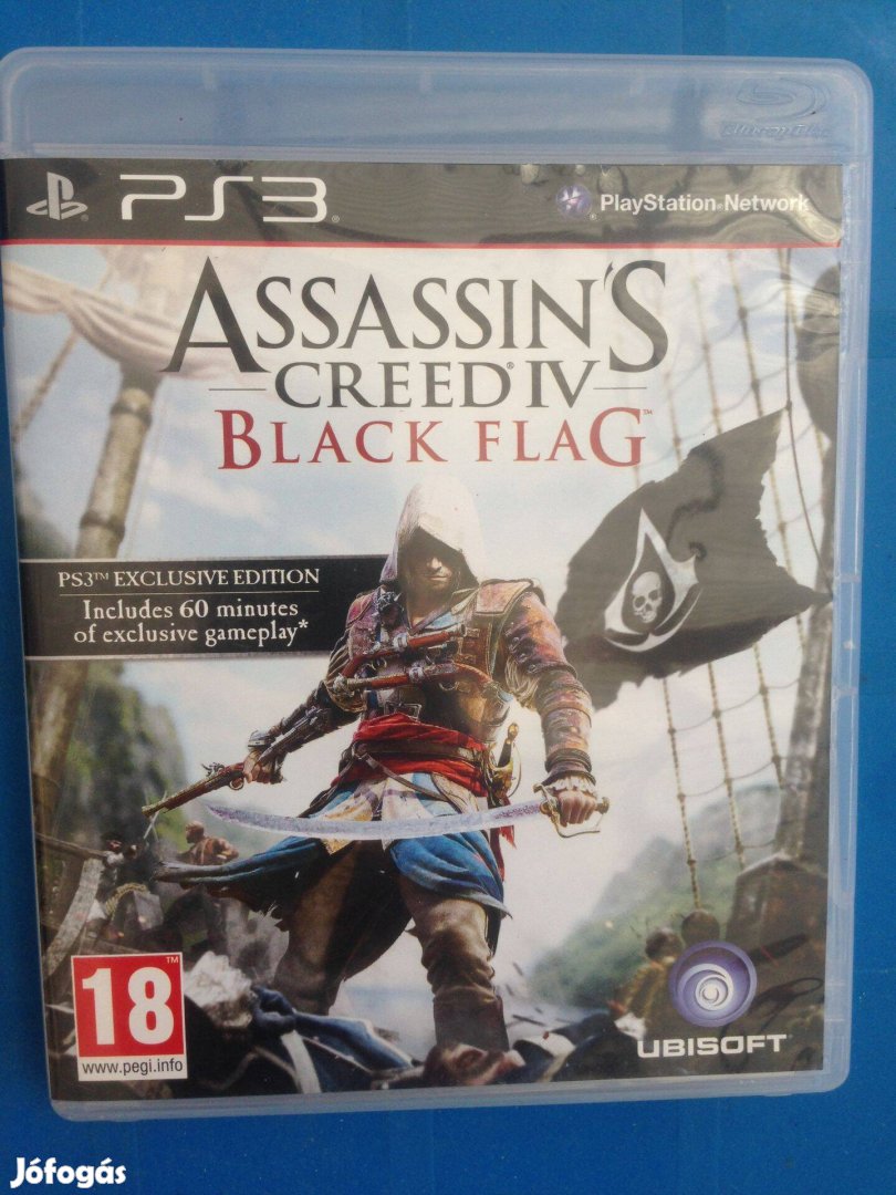 Assassins Creed IV ps3 játék,eladó,csere is