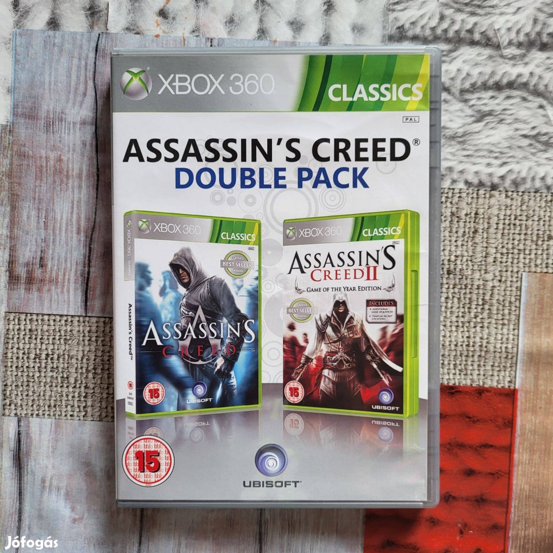 Assassins Creed I-II GOTY "xbox360-one-series játék eladó-csere